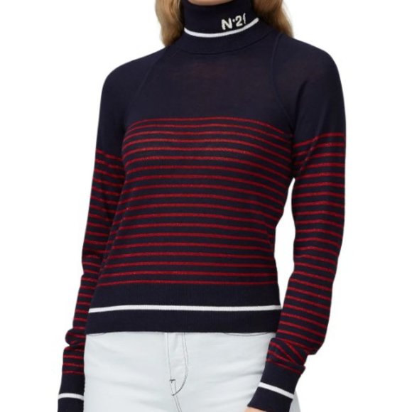 No. 21 Knit Logo Turtleneck - Picture 5 of 6